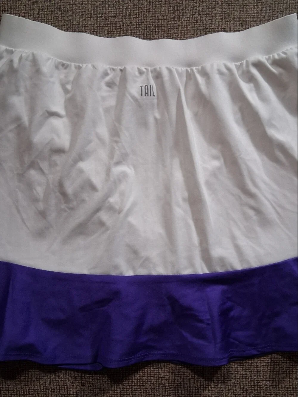 Tail White & Purple Flounce Golf Tennis Skort Skirt Size Medium
